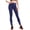 Blue, variant on Women's Buttery Soft High Waist Non See Through Workout Leggings with Inner Pockets
