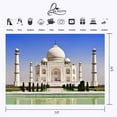 thumbnail image 3 of ABPHOTO Polyester 7x5ft Taj Mahal Backdrop Famous Architectural Taj Mahal Photography Background and Studio Photography Backdrop Props, 3 of 5