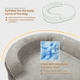 thumbnail image 2 of Laifug Memory Foam Oval Dog Bed (36x25x8Inches, Grey), Orthopedic Dog Bed for Dogs with Durable Waterproof Liner & Removable Washable Cover & Nonskid Bottom, 2 of 7