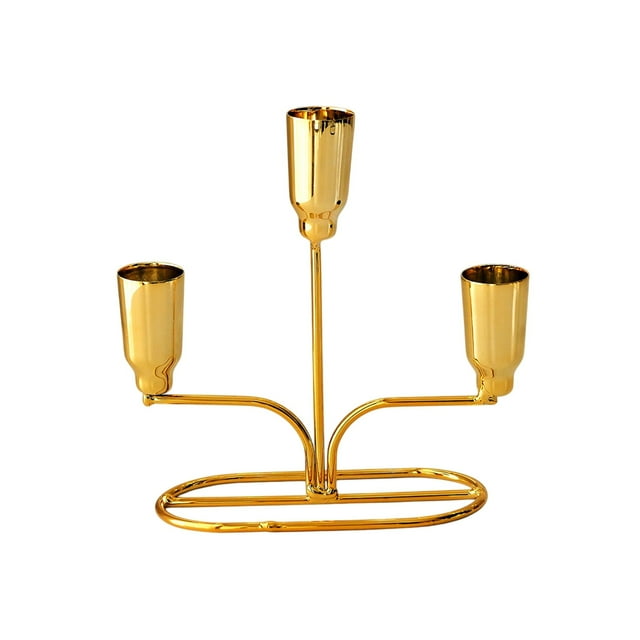 Portavelas para Candelabros Portavelas de Metal de Hierro, Mesas de Comedor, Utensilios de Velas, Accesorios Decorativos