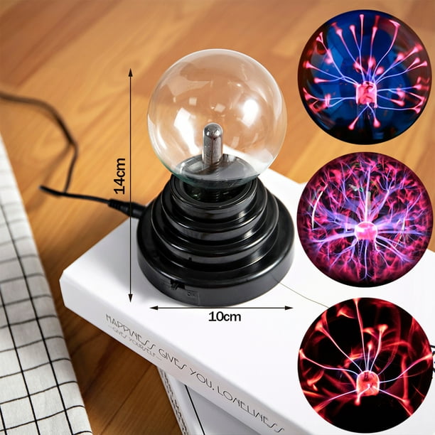 Electrostatic Magic Plasma Ball Sphere Lightning Crystal Globe Touch Nebula  Light Night Lamp For Parties, Decorations, Kids, Bedroom, Home 