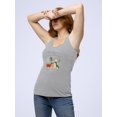 thumbnail image 2 of Holidogs Collection B. Racerback Tank Women -Victoria Barnes Designs, Female x-Small, 2 of 4