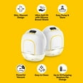 thumbnail image 4 of Medela Melody InBra Wearable Double Electric Breast Pump – Slim Design, Ultra-Soft Fit, Quiet, Powerful, Easy Pump & Store Container with Lid, Lightweight, Display with Timer, USB-C Rechargeable, 4 of 10