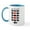 White/Blue Inside, variant on CafePress - Pirate Flags Jolly Roger Mug - 11 oz Ceramic Mug - Novelty Coffee Tea Cup