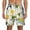 White, variant on Bees Collecting Nectar for Men's Swimming Trunks Swim Trunks Quick Dry Swim Shorts with Mesh Lining Funny Swimwear Bathing Suits