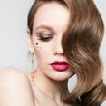thumbnail image 2 of EeaseCA 6 Sheets Eye Face Gems Jewels Rhinestone Stickers Self Adhesive Makeup Diamonds, 2 of 8