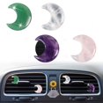 thumbnail image 1 of Set de 4 clips decorativos para rejilla de ventilación del auto Xinjincang, cuarzo y luna, 1 of 7