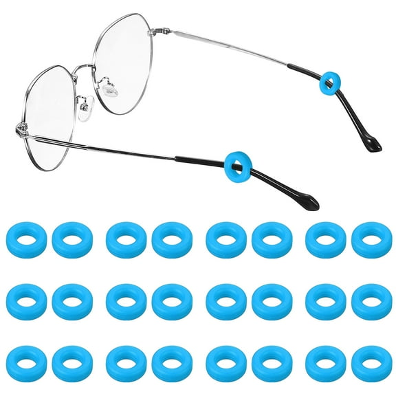 Uxcell Glasses Ear Grip, Silicone Ear Grippers Eyeglasses Holder Anti-Slip Grip Hooks Light Blue