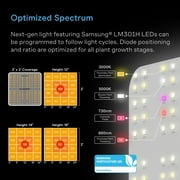 AC Infinity AI Grow System 2x2, 1-Plant Kit w/ Self-Learning AI Controller, Dynamic Airflow & LM301H LED Lighting Control, 2000D Mylar Tent w/ Lab-Tested Reflectivity, Largest Zippered Window