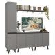 thumbnail image 2 of Mueble para TV Madesa Nice Hasta 70 con Repisa y Pies Gris, 2 of 10