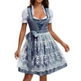 thumbnail image 3 of Hvot&aat Plus Size Dirndl Dress for Women Oktoberfest Costume Bavarian Beer Girl Festival Dresses Halloween Party Outfits, 3 of 4