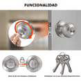 thumbnail image 5 of Este producto es ideal para ser utilizado como una cerradura de la puerta delantera, una cerradura de la puerta trasera o una cerradura de la puerta del dormitorio, 5 of 5