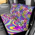 thumbnail image 5 of Qpednta Fashion Daisy Car Seat Covers Full Set for Women Automotive Accessories Universal Fit for Car,Truck,SUV,Vans Elastic Front & Rear Auto Seats Protector, 5 of 7