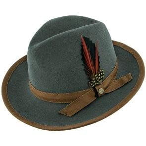 Chapeau Cowboy Twister Laine Noire – Taille 7 1/8, Double Couronne, Imperméable
