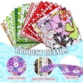thumbnail image 5 of 600 Pcs 4 x 4 Inch Cotton Fabric Square Precut Quilting Squares Printed Floral Patchwork Fabric Bundles for Spring DIY Craft Sewing Clothing Accessory(Mixed Color), 5 of 7