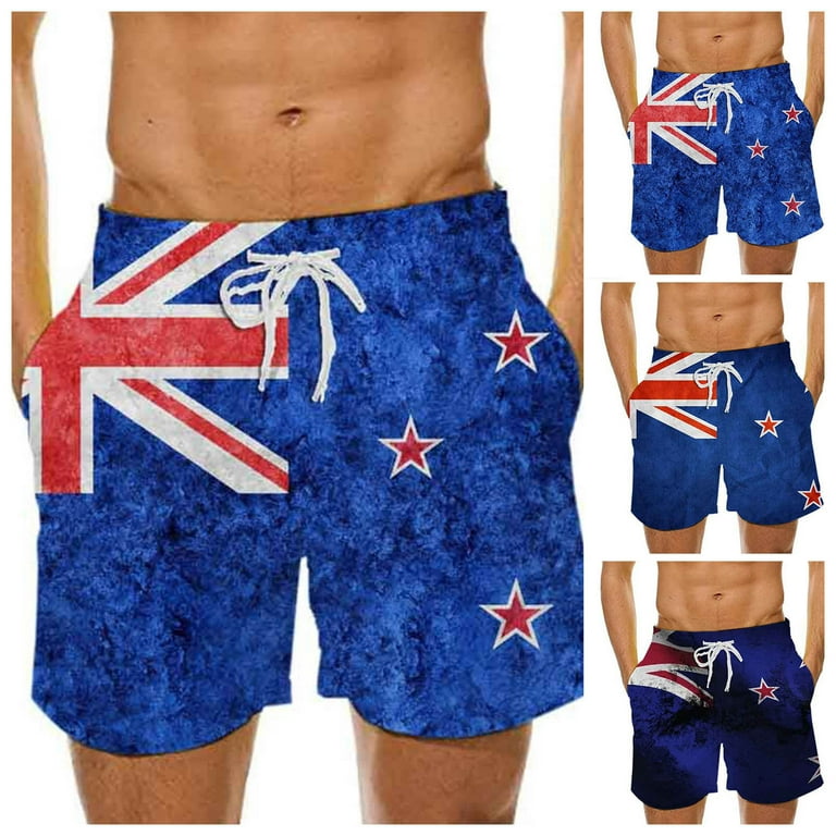 USHUN Cargo Shorts for Men 7 Inch Inseam Denim Shorts Fishing Sports Shorts Navy