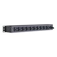 thumbnail image 3 of CyberPower Basic Series PDU20B10R - Unité de distribution de Puissance (Montable en Rack) - AC 120 V - Entrée: NEMA 5-20 - Connecteurs de Sortie: 10 (NEMA 5-20) - 1U - pour Smart App Online OL10000RT3UTF, OL6000RT3UTF, OL8000RT3UTF, 3 of 4