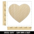 thumbnail image 2 of Heart with Stripes Wood Shape Unfinished Piece Cutout Craft DIY Projects - 4.70 Inch Size - 1/4 Inch Thick, 2 of 7