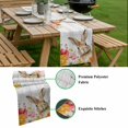 thumbnail image 5 of Bunny Easter Table Runner - 90 Inch Long, Kitchen Dining Table Runner Dresser Scarves, Eucalyptus Spring Floral Farmhouse Wooden Farmhouse Decor for Coffee Tables Wedding Party Banquet, 5 of 8