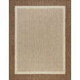 thumbnail image 3 of 8x10 Water Resistant, Large Indoor Outdoor Rugs for Patios, Front Door Entry, Entryway, Deck, Porch, Balcony | Outside Area Rug for Patio | Brown, Solid Border | Size: 7'10'' x 10'2'', 3 of 8