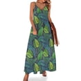 thumbnail image 1 of Vestido sin mangas de selva tropical vestidos africanos para mujer vestidos para mujer 2024, 1 of 7