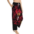thumbnail image 2 of Hazbin Hotel Alastor Women's Pajama Pants Lounge Daily Novelty Cozy Sleep Bottoms Pants Sleepwear With Pockets, 2 of 8