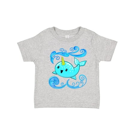 

Inktastic Cute and Playful Narwhal Gift Toddler Boy or Toddler Girl T-Shirt