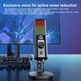 thumbnail image 2 of TAIOU Desktop Active Noise-Canceling Microphone RGB Lighting Omnidirectional Heart-Shaped Active, 2 of 8