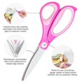 thumbnail image 2 of Scissors PLUS Fit Cut Curve 8, acero inoxidable rosa, 2 of 5