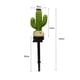 thumbnail image 2 of EeaseMX Lámpara solar para césped, lámpara decorativa de cactus para el suelo, luz para paisajismo exterior, 2 of 7