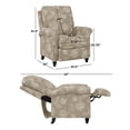 thumbnail image 5 of ProLounger Lincoln Floral Push Back Recliner Chair, 5 of 12