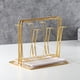 thumbnail image 4 of Estante de taza de cocina Perfecl de hierro dorado 20x14x17cm, 4 of 8