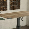 thumbnail image 3 of Bowery Hill Bureau Debout Moderne en Métal Réglable avec USB en Noir Sable, 3 of 6
