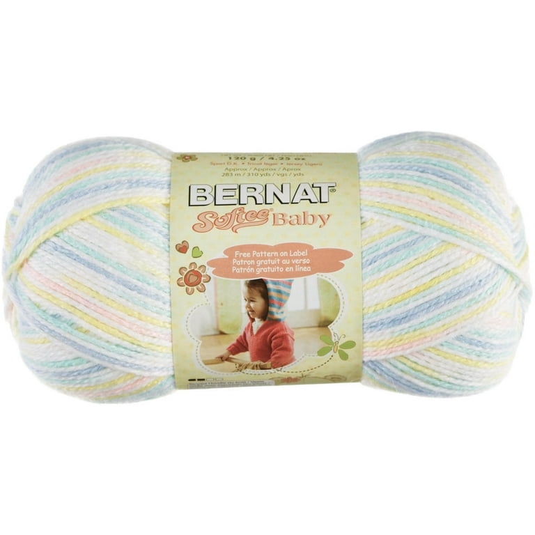 Bernat Softee Baby Yarn - Ombres-Baby Baby, Multipack Of 3 