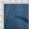 thumbnail image 1 of oneOone Silk Tabby Royal Blue Fabric Crocodile Animal Skin Dress Material Fabric Print Fabric By The Yard 42 Inch Wide, 1 of 4