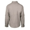 thumbnail image 3 of Burnside B19586356 Baja Long Sleeve Fishing Shirt, Cool Grey - Extra Large, 3 of 3