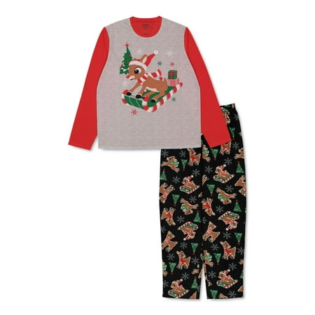 HYBRID APPAREL Sets Red Elastic Band Graphic Long Sleeve Crew Neck Straight leg Everyday Size M HYBRID APPAREL Sets Red Elastic Band Graphic Long Sleeve Crew Neck Straight leg Everyday Size M