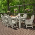 thumbnail image 2 of Highwood 7-pc Hamilton Dining Set - 42" x 84" Rectangle Table, Dining Height, Outdoor, Eco-friendly, Synthetic Wood, 2 of 10