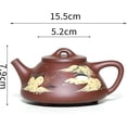 thumbnail image 3 of Zisha Tea Pot Set,Genuine Yixing Clay Teapot 11.8 oz with 2 Cups,Infuser Kungfu Brew Tea Maker Set,Masterpieces, 3 of 6
