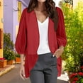 thumbnail image 2 of Niaviben cardigan for women light sweaters for women summer summer cardigans for women lightweight Chiffon Kimono Cardigane Open Front Blouse Tops kimonos for women kimono cardigan Red 2XL, 2 of 5