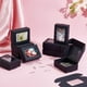 thumbnail image 4 of 40 cajas de regalo pequeñas con ventana, de papel negro, plegables, para chocolates, galletas, dulces o jabón., 4 of 9