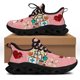 thumbnail image 1 of Zapatos deportivos de diseñador de lujo para mujer, zapatillas de enfermería, zapatos planos con cordones y estampado médico de dibujos animados para enfermera y doctor., 1 of 6