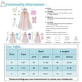 thumbnail image 2 of Tondswi Princess Frozen Elsa Dresses for Girls - Princess Dresses with Accessories - Frozen Elsa Costume for Girls Kids- Ideal Princess Dress Up Set, Girl Birthday Gifts Purple M, 2 of 3
