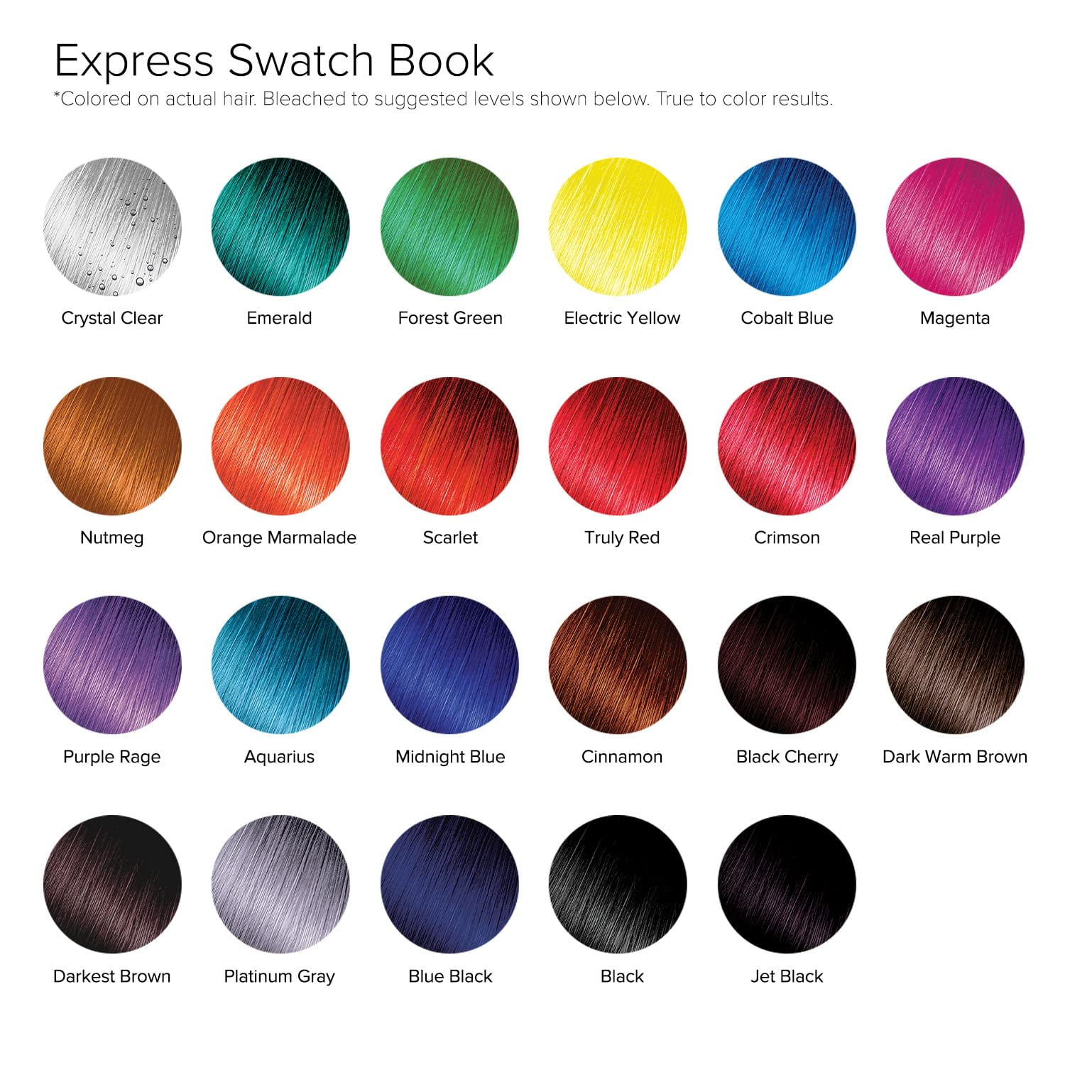 KISS Express Color Semi-Permanent Hair Color, Midnight Blue [K69