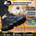 thumbnail image 3 of Zapatillas de trabajo de seguridad indestructibles Hogent con punta de acero, 3 of 6