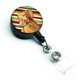 thumbnail image 1 of ""Caroline'S Treasures Vizsla Candy Cane Holiday Christmas Carrete Retráctil Para Insignia Multicolor (Lh9235Br)"", 1 of 1