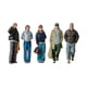 thumbnail image 3 of 5 Piezas Figuras Miniatura 1 64 Escala Figuras Decorativas de Resina para Maquetas Escénicas Adecuadas para Paisaje Ferroviario Decoración, 3 of 9