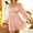 Pink, variant on SDNall Chiffon Dresses for Women Fashion Casual Squard Neck Solid Color Long Sleeve Backless Lacing Dress Mini Dresses (Pink, Sizes S-XXL)