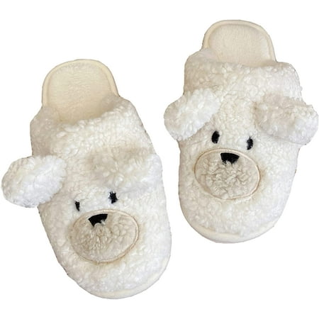 

PIKADINGNIS Women s Slippers Furry Slippers Winter Slippers Warm Slippers Cartoon Slippers Bear Slippers Animal Slippers Home Slippers Cute Slippers