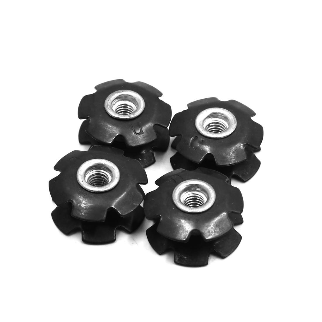 4Pcs Metal MTB Bike Cycling Bicycle Flanged Headset Star Nut for 28.6mm